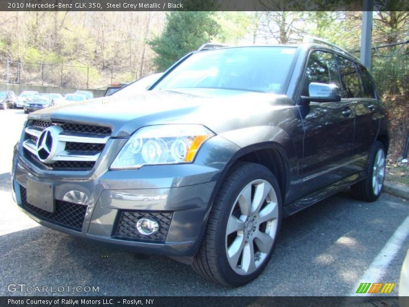 Steel Grey Metallic / Black 2010 Mercedes-Benz GLK 350