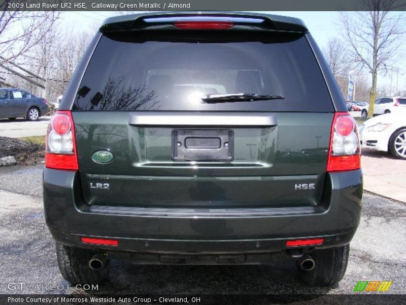 Galloway Green Metallic / Almond 2009 Land Rover LR2 HSE