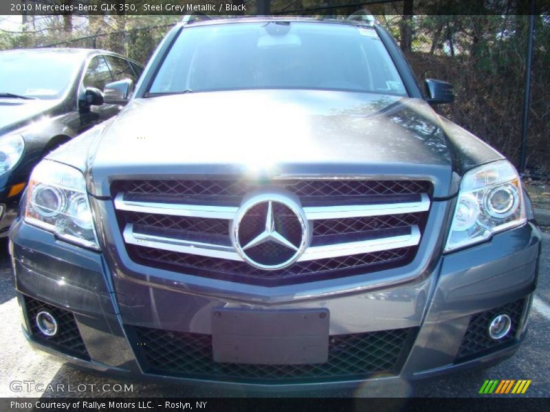 Steel Grey Metallic / Black 2010 Mercedes-Benz GLK 350