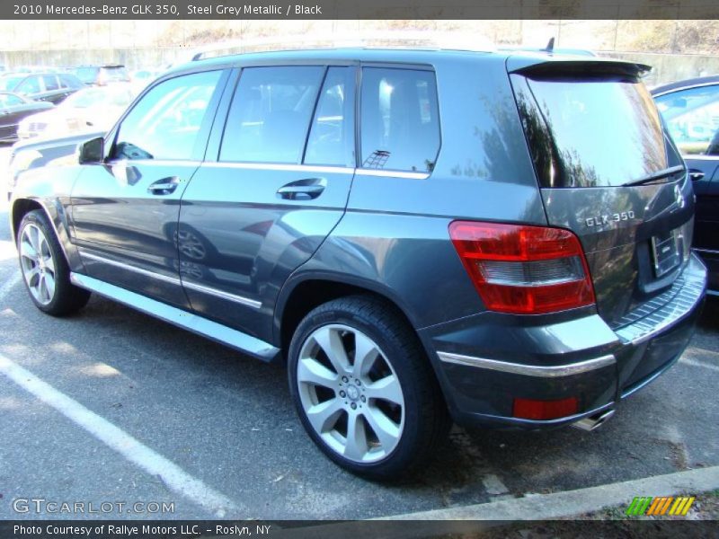 Steel Grey Metallic / Black 2010 Mercedes-Benz GLK 350