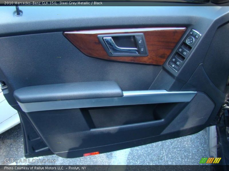 Steel Grey Metallic / Black 2010 Mercedes-Benz GLK 350