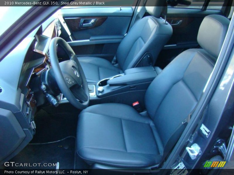 Steel Grey Metallic / Black 2010 Mercedes-Benz GLK 350