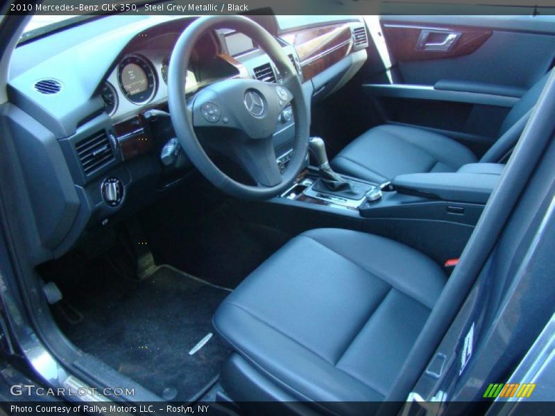 Steel Grey Metallic / Black 2010 Mercedes-Benz GLK 350