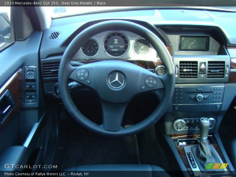 Steel Grey Metallic / Black 2010 Mercedes-Benz GLK 350