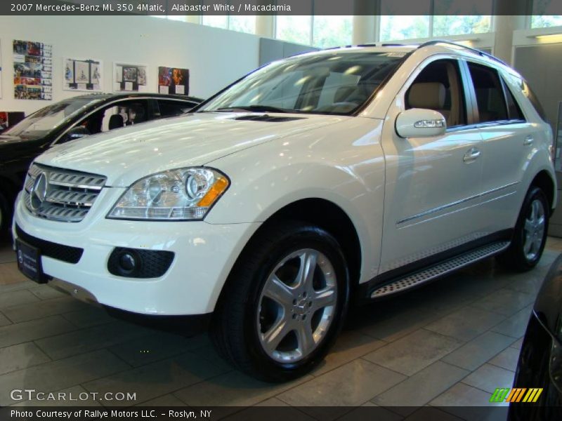 Alabaster White / Macadamia 2007 Mercedes-Benz ML 350 4Matic