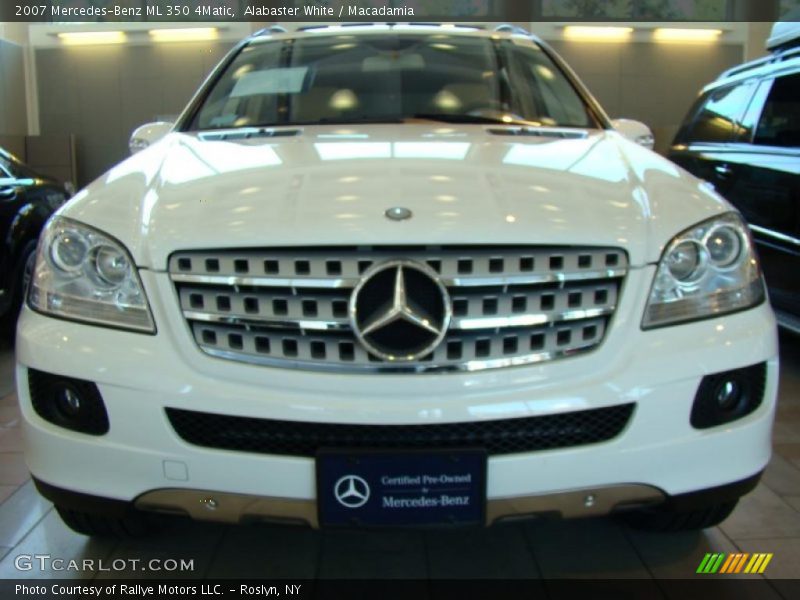 Alabaster White / Macadamia 2007 Mercedes-Benz ML 350 4Matic