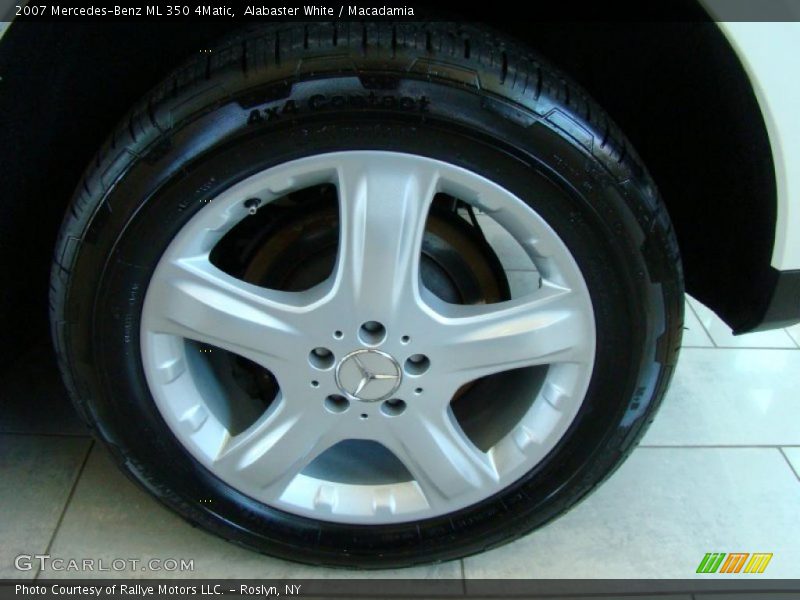 Alabaster White / Macadamia 2007 Mercedes-Benz ML 350 4Matic