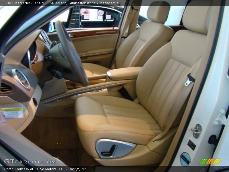 Alabaster White / Macadamia 2007 Mercedes-Benz ML 350 4Matic