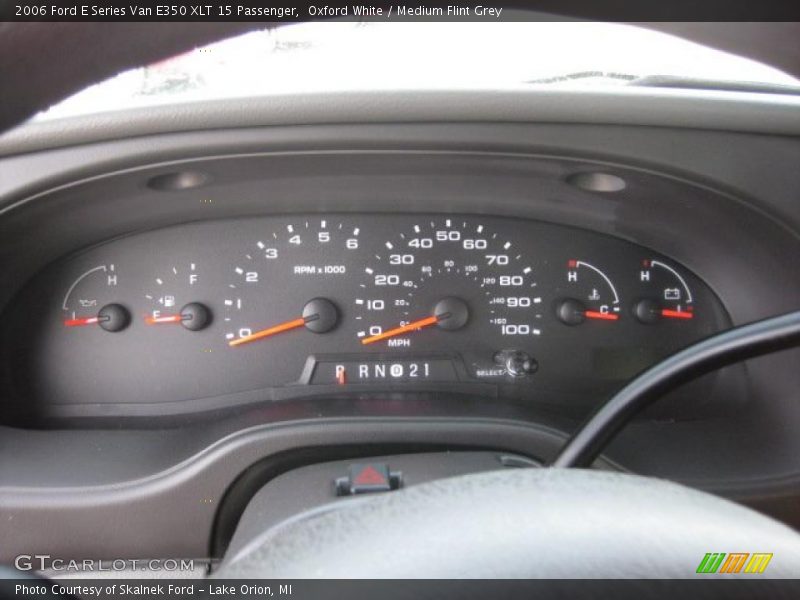 Oxford White / Medium Flint Grey 2006 Ford E Series Van E350 XLT 15 Passenger