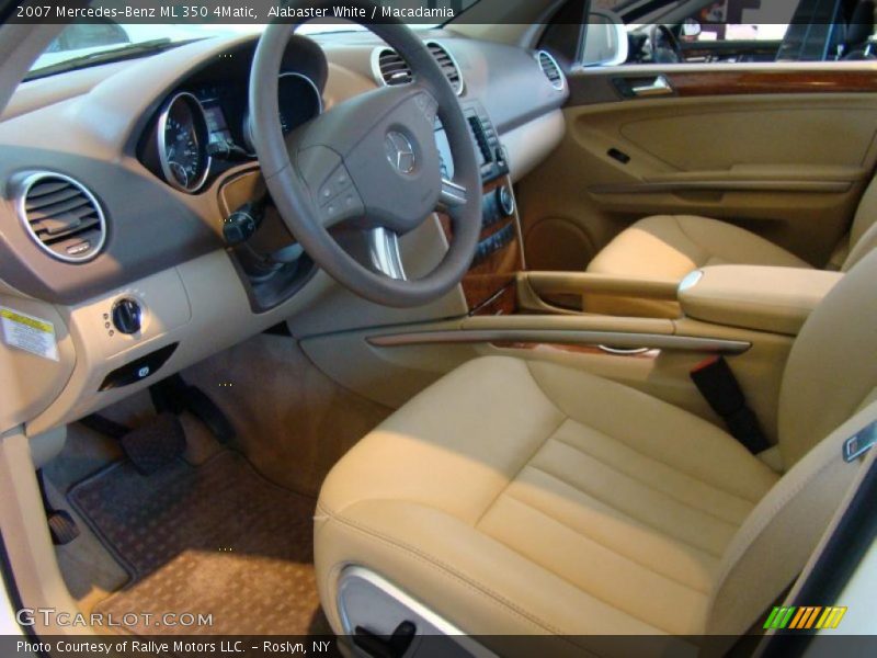 Alabaster White / Macadamia 2007 Mercedes-Benz ML 350 4Matic