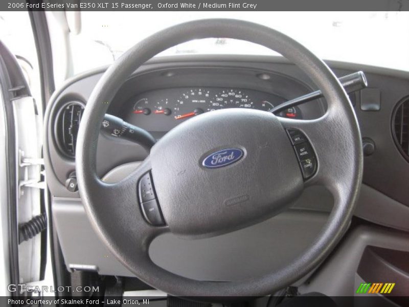 Oxford White / Medium Flint Grey 2006 Ford E Series Van E350 XLT 15 Passenger