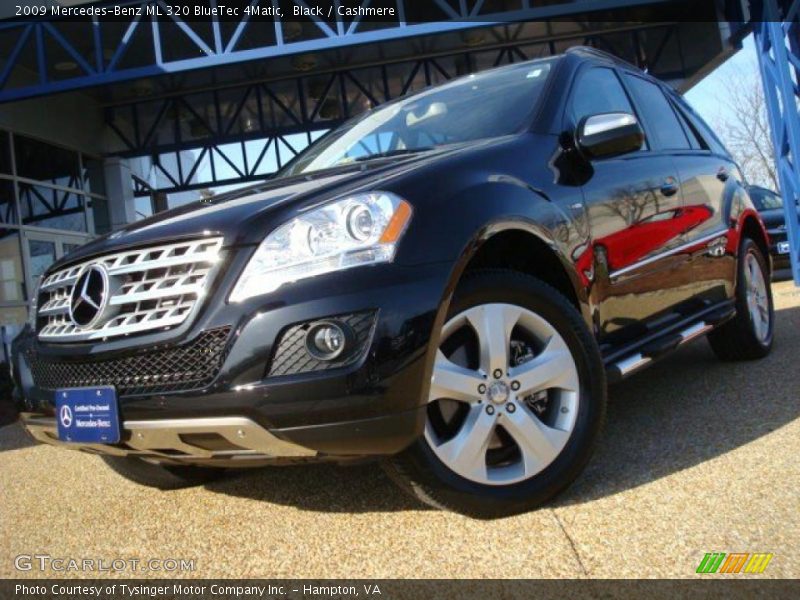 Black / Cashmere 2009 Mercedes-Benz ML 320 BlueTec 4Matic