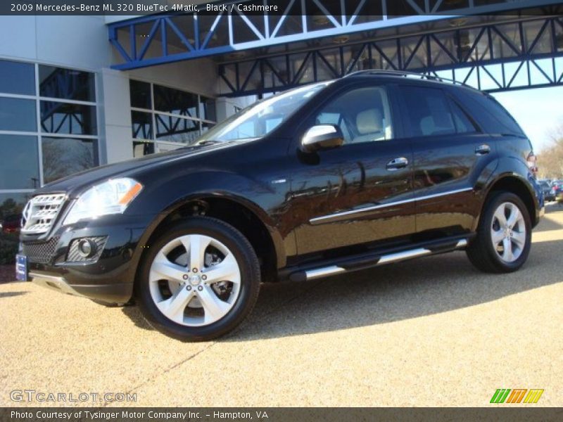 Black / Cashmere 2009 Mercedes-Benz ML 320 BlueTec 4Matic