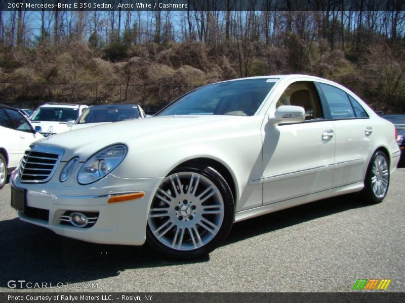 Arctic White / Cashmere 2007 Mercedes-Benz E 350 Sedan