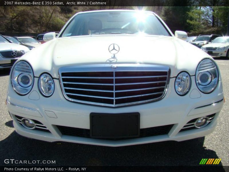 Arctic White / Cashmere 2007 Mercedes-Benz E 350 Sedan