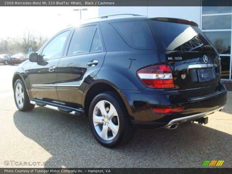 Black / Cashmere 2009 Mercedes-Benz ML 320 BlueTec 4Matic