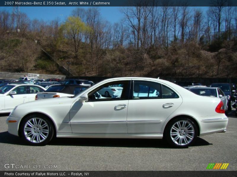 Arctic White / Cashmere 2007 Mercedes-Benz E 350 Sedan