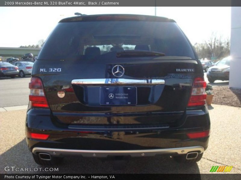 Black / Cashmere 2009 Mercedes-Benz ML 320 BlueTec 4Matic