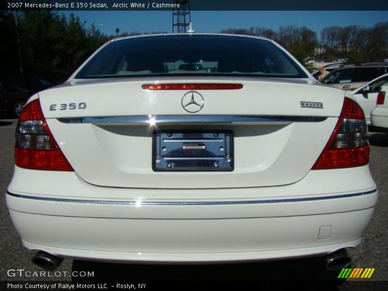 Arctic White / Cashmere 2007 Mercedes-Benz E 350 Sedan