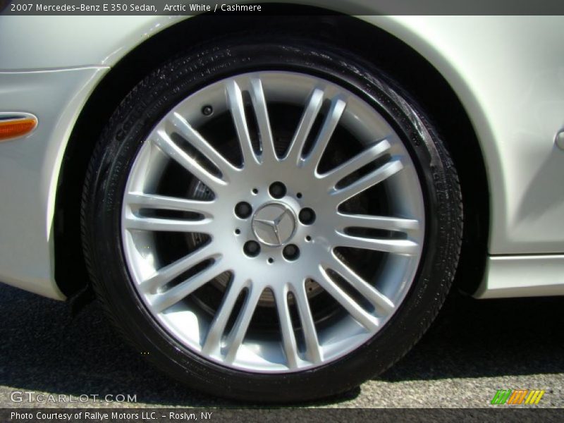 Arctic White / Cashmere 2007 Mercedes-Benz E 350 Sedan