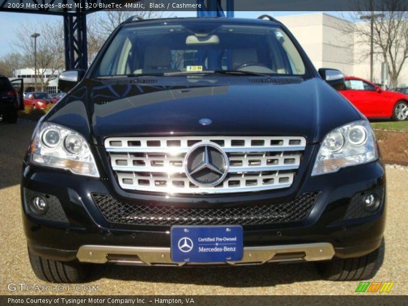 Black / Cashmere 2009 Mercedes-Benz ML 320 BlueTec 4Matic
