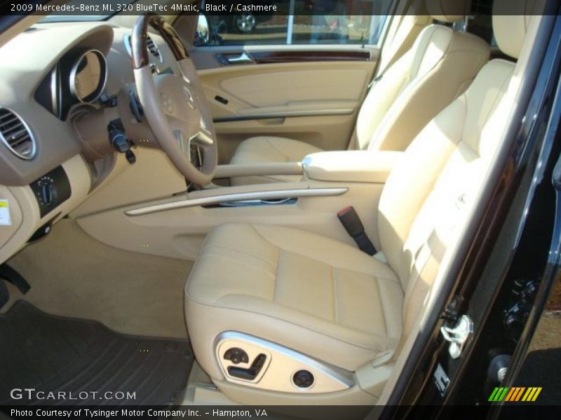 Black / Cashmere 2009 Mercedes-Benz ML 320 BlueTec 4Matic