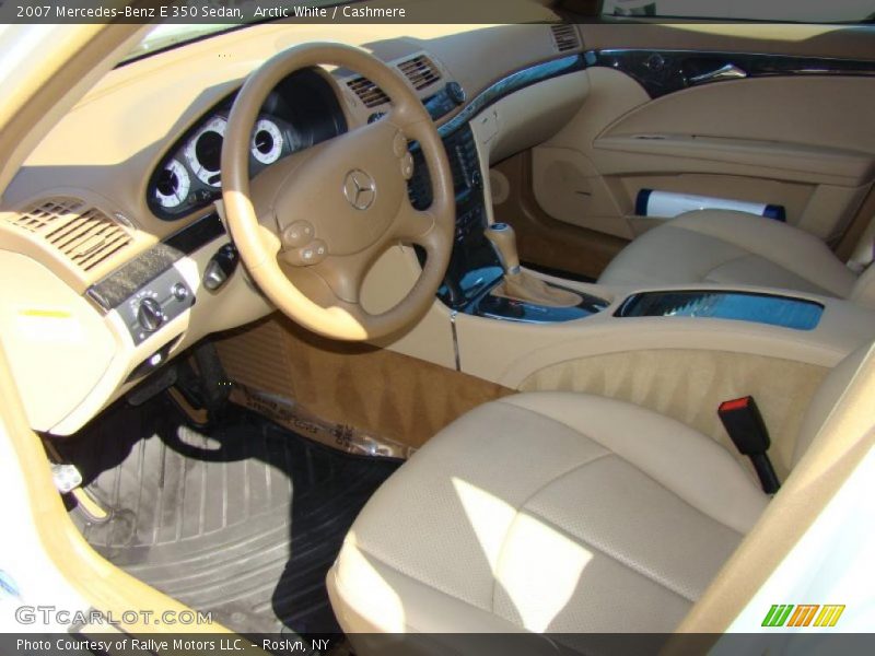Arctic White / Cashmere 2007 Mercedes-Benz E 350 Sedan