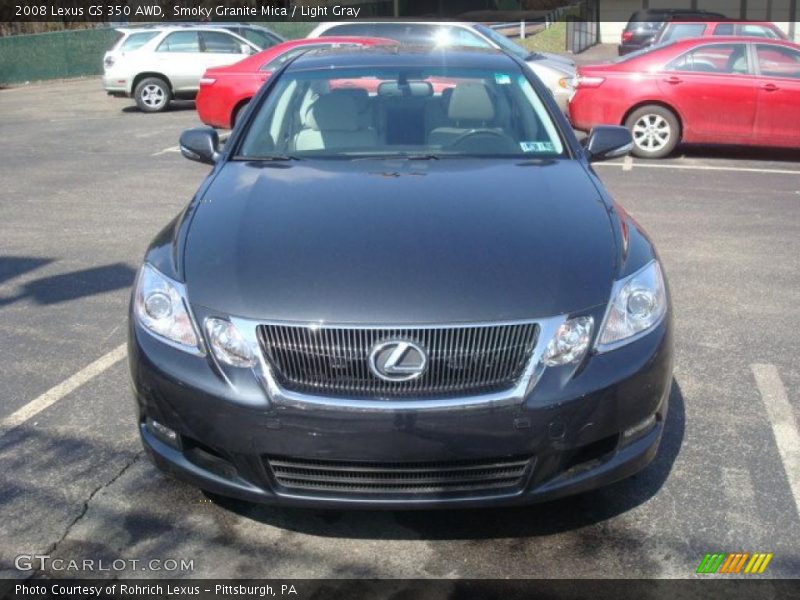 Smoky Granite Mica / Light Gray 2008 Lexus GS 350 AWD