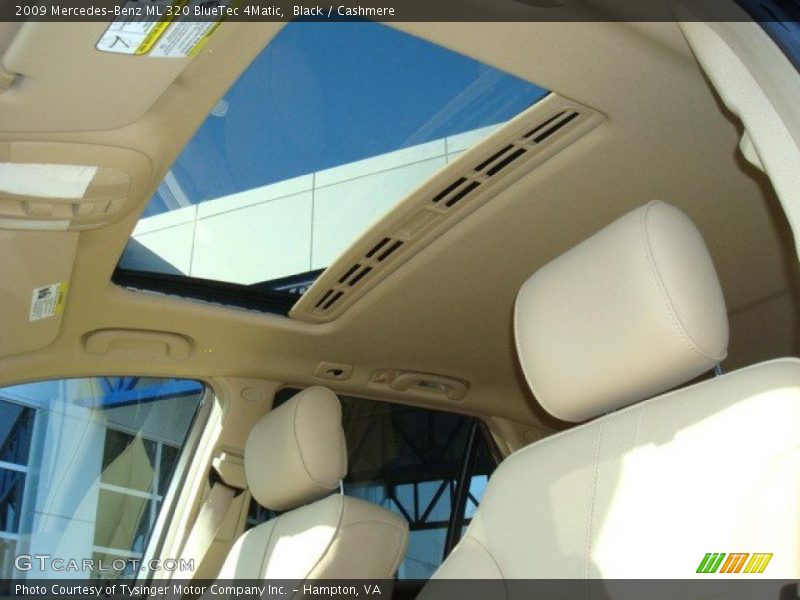 Black / Cashmere 2009 Mercedes-Benz ML 320 BlueTec 4Matic