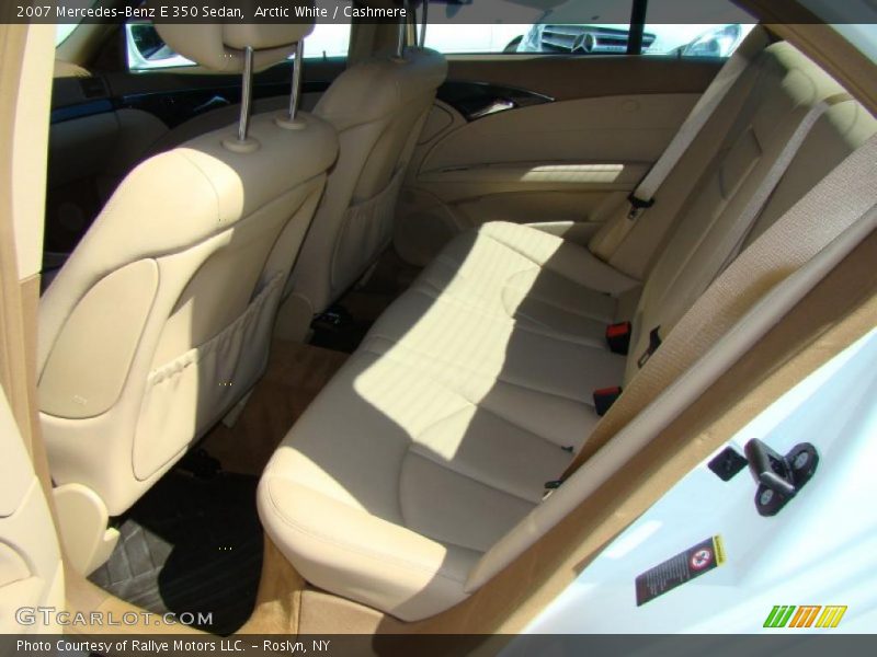 Arctic White / Cashmere 2007 Mercedes-Benz E 350 Sedan