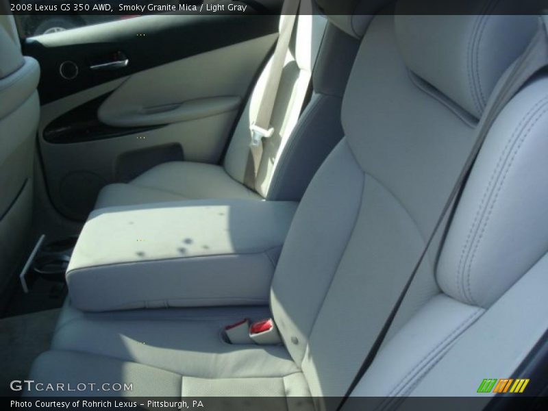 Smoky Granite Mica / Light Gray 2008 Lexus GS 350 AWD
