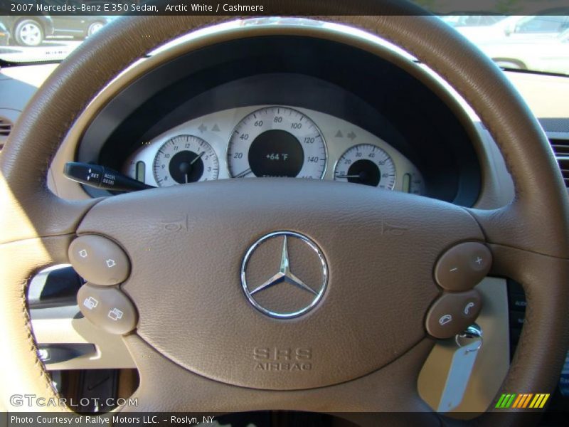 Arctic White / Cashmere 2007 Mercedes-Benz E 350 Sedan