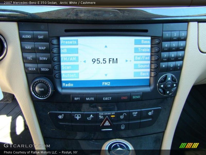Arctic White / Cashmere 2007 Mercedes-Benz E 350 Sedan
