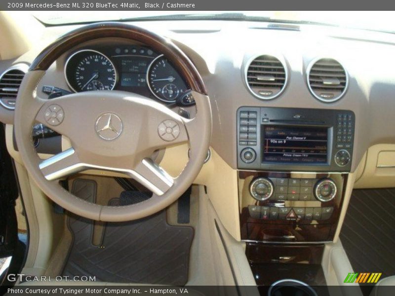 Black / Cashmere 2009 Mercedes-Benz ML 320 BlueTec 4Matic