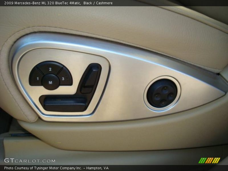 Black / Cashmere 2009 Mercedes-Benz ML 320 BlueTec 4Matic