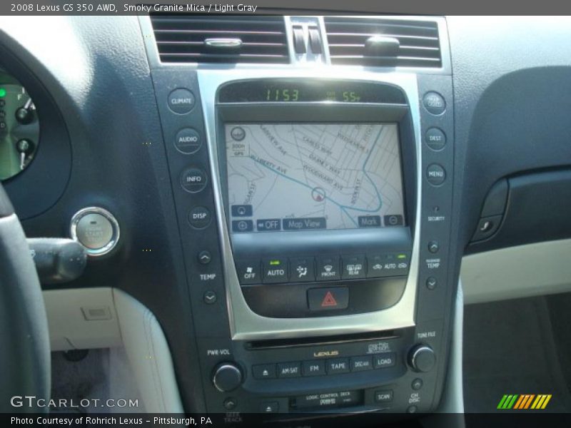Smoky Granite Mica / Light Gray 2008 Lexus GS 350 AWD