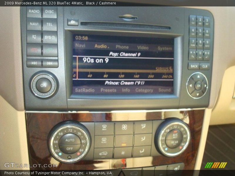 Black / Cashmere 2009 Mercedes-Benz ML 320 BlueTec 4Matic
