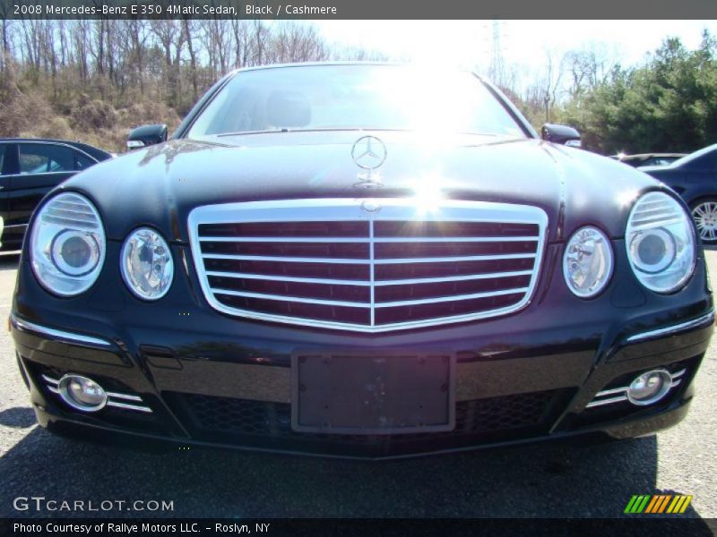 Black / Cashmere 2008 Mercedes-Benz E 350 4Matic Sedan