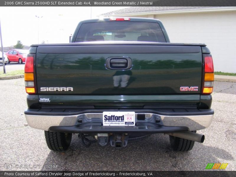 Woodland Green Metallic / Neutral 2006 GMC Sierra 2500HD SLT Extended Cab 4x4