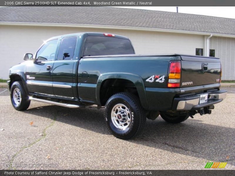 Woodland Green Metallic / Neutral 2006 GMC Sierra 2500HD SLT Extended Cab 4x4