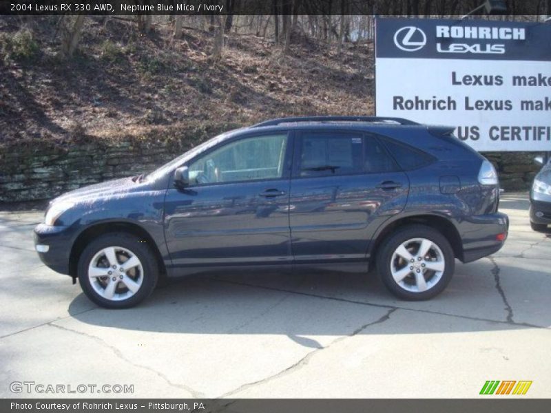 Neptune Blue Mica / Ivory 2004 Lexus RX 330 AWD