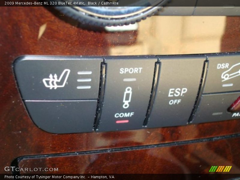 Black / Cashmere 2009 Mercedes-Benz ML 320 BlueTec 4Matic