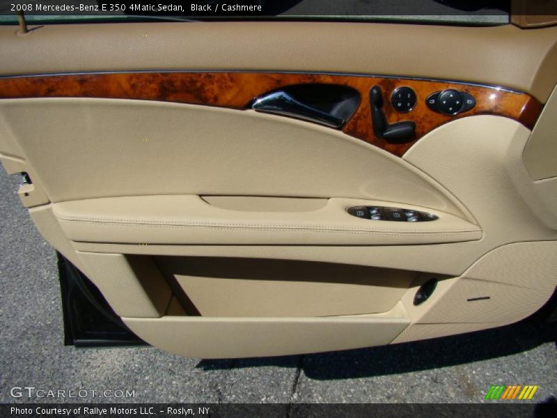 Black / Cashmere 2008 Mercedes-Benz E 350 4Matic Sedan