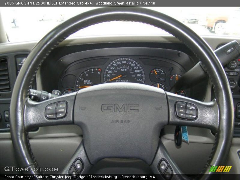 Woodland Green Metallic / Neutral 2006 GMC Sierra 2500HD SLT Extended Cab 4x4