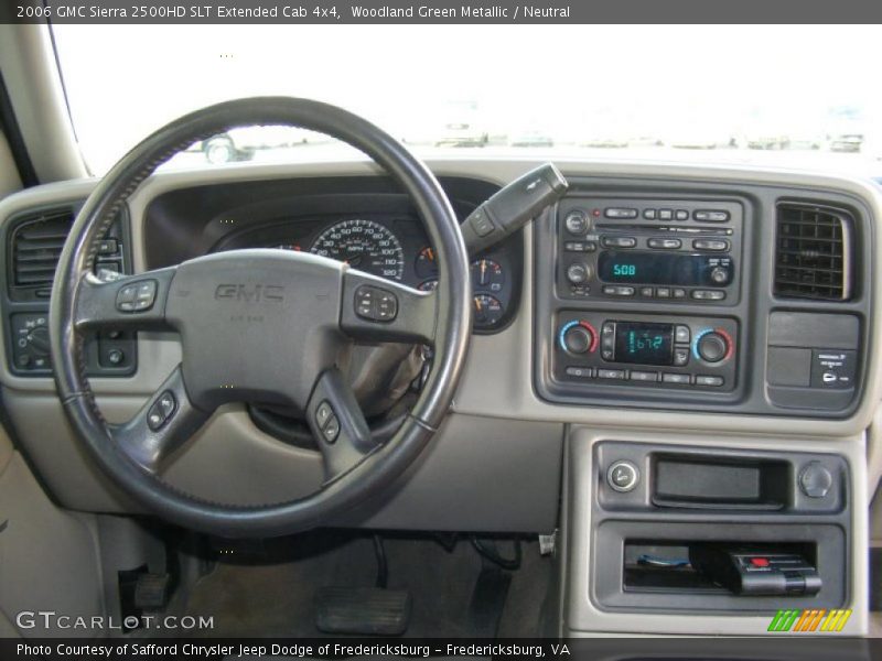 Woodland Green Metallic / Neutral 2006 GMC Sierra 2500HD SLT Extended Cab 4x4