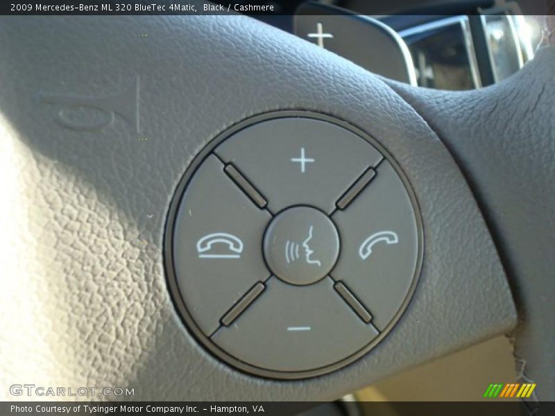 Black / Cashmere 2009 Mercedes-Benz ML 320 BlueTec 4Matic