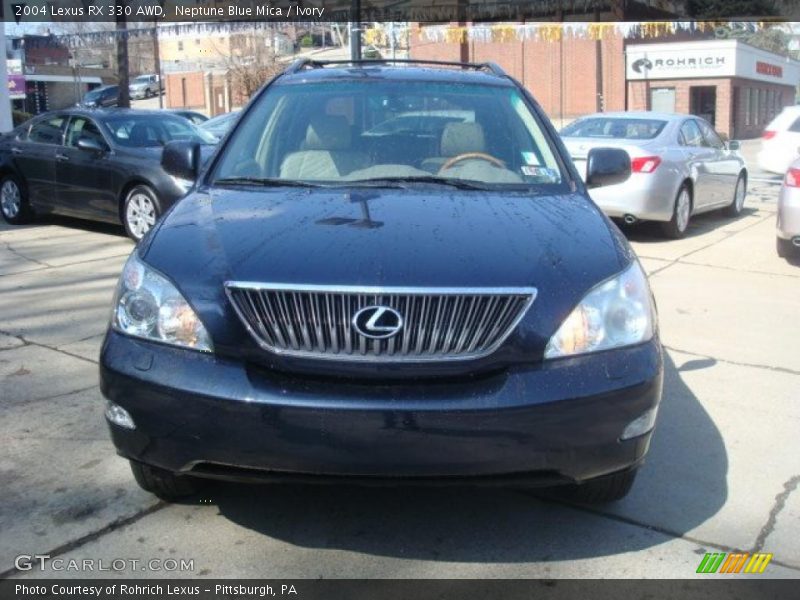 Neptune Blue Mica / Ivory 2004 Lexus RX 330 AWD
