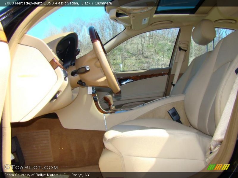Black / Cashmere 2008 Mercedes-Benz E 350 4Matic Sedan