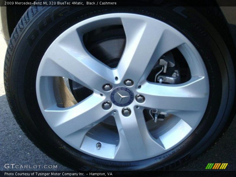 Black / Cashmere 2009 Mercedes-Benz ML 320 BlueTec 4Matic