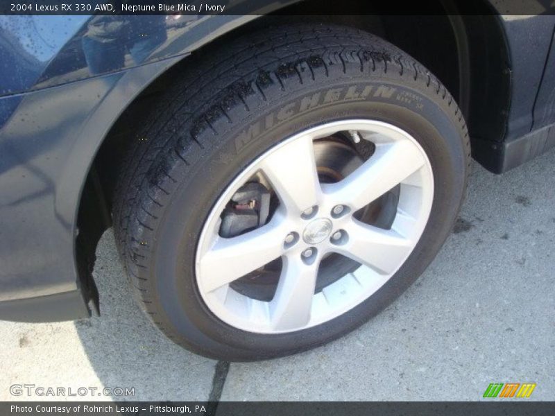Neptune Blue Mica / Ivory 2004 Lexus RX 330 AWD